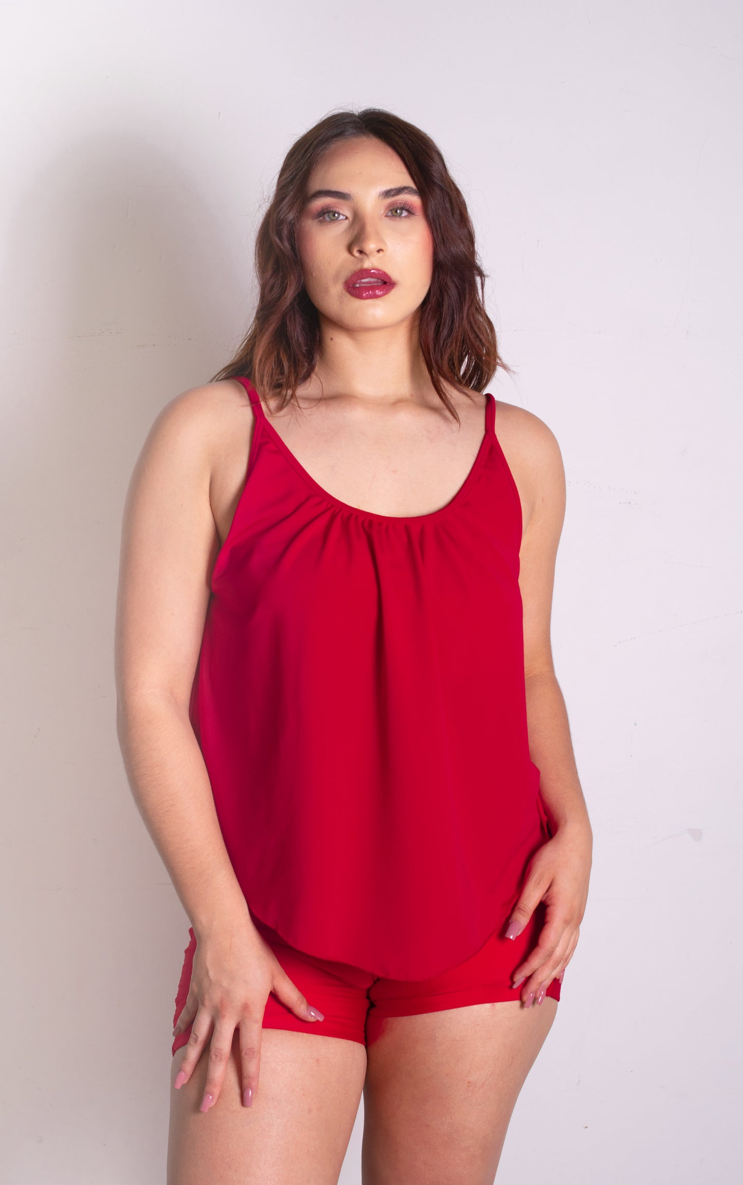 Cancún blusa + short rojo