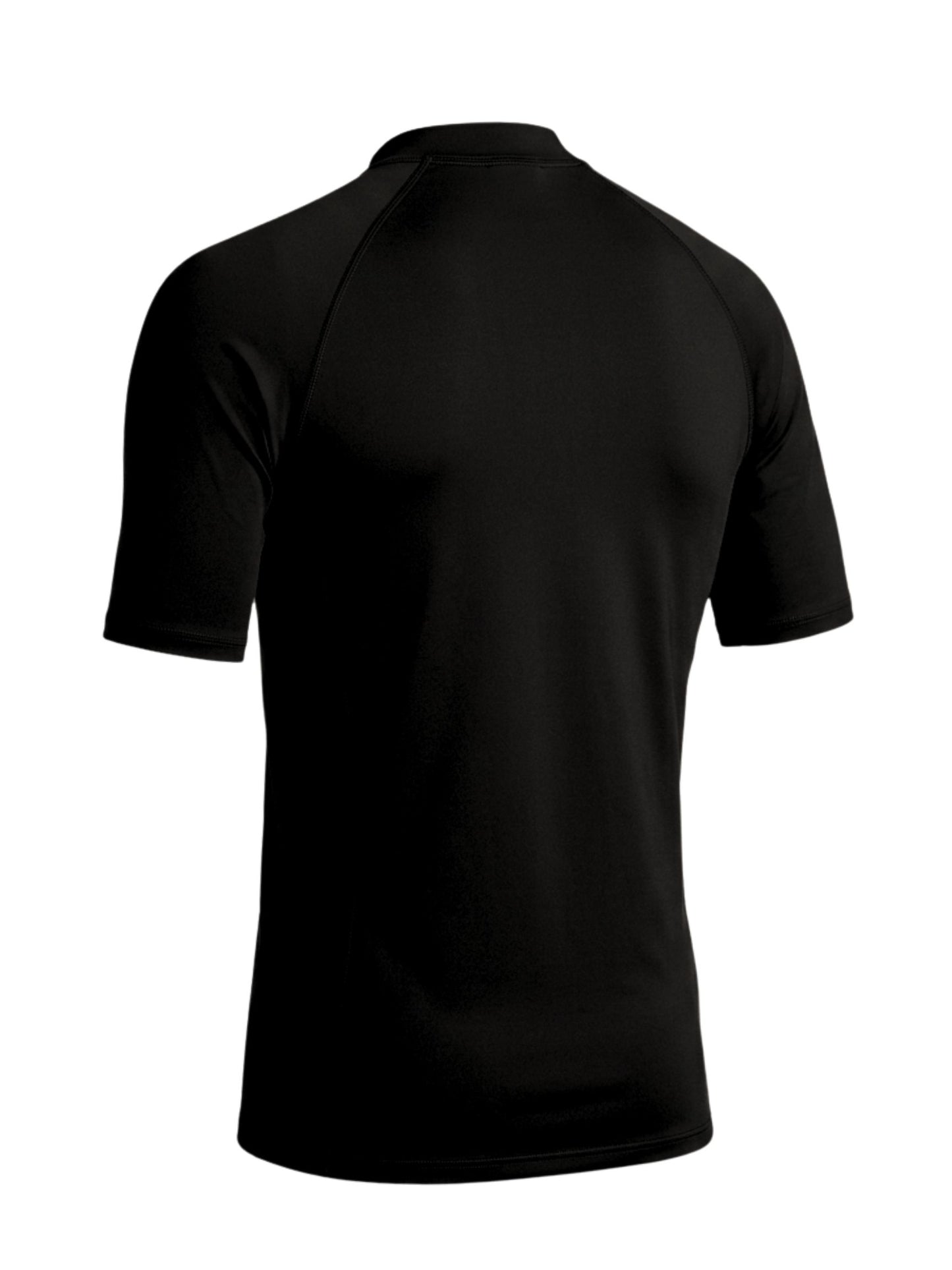 Playera UPF50+ Protección Solar hombre Rashguard negro manga corta