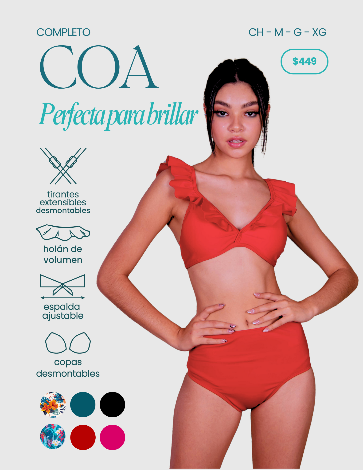 Coa bikini holanes coqueto