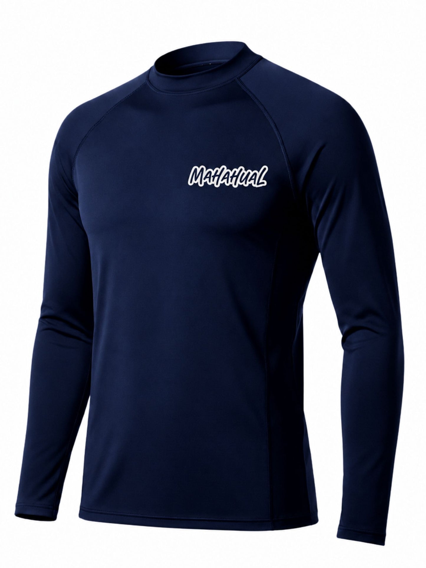 Playera UPF50+ Protección Solar hombre Rashguard azul marino